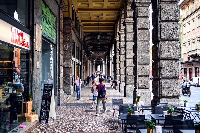 Private Bologna Food & Market Tour with 6 Tastings & Wine - San Petronio adds a city landmark