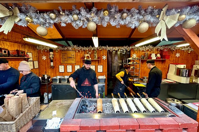 Private Budapest Christmas Market Tour with Chimney Cake & Mulled Wine - Christmas in Budapest begins at Vörösmarty Square