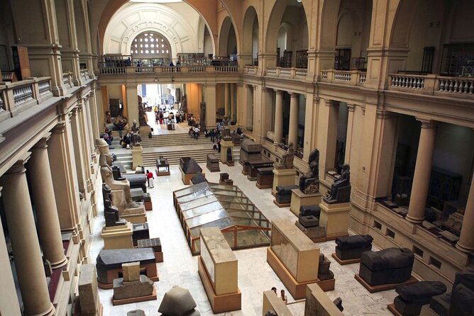 Private Day Tour Pyramids of Giza, Egyptian Museum and Bazaars - Koshary gives the lunch real local character