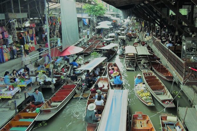 PRIVATE Floating Market + DRAGON Temple + DO like a Local - From Bangkok roads to the Mae Klong railway