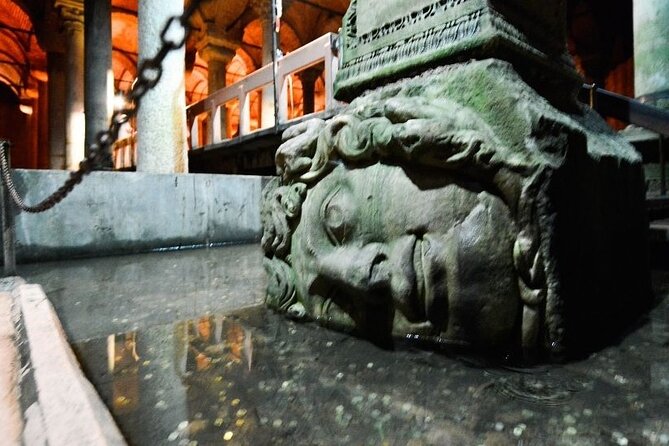 Private Guided Tour Hagia Sophia, Cistern, Topkapi and Bazaar - The Basilica Cistern: Istanbul below street level