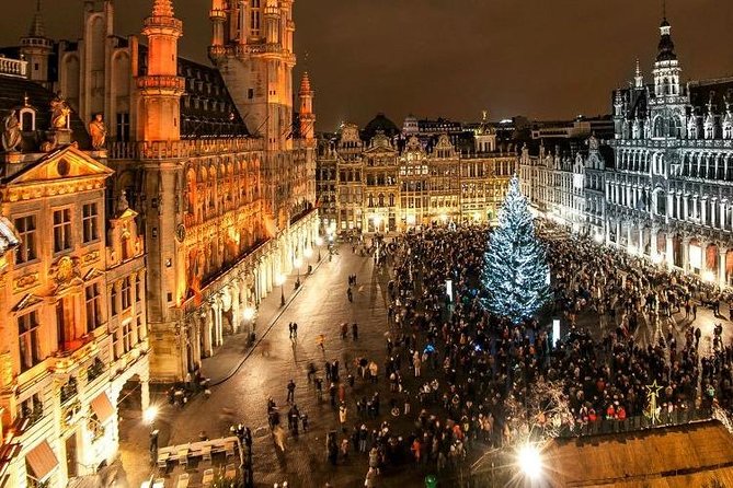 Private tour : Christmas market in Brussels - The Grand Place sound and light show