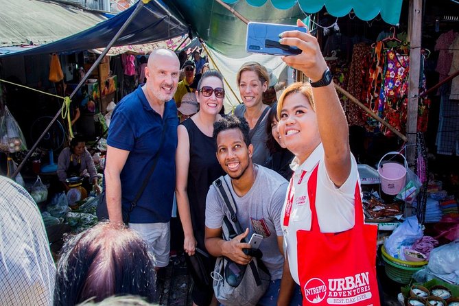 Private Tour from Bangkok: Railway and Floating Markets Tour - A small boat into Damnoen Saduak
