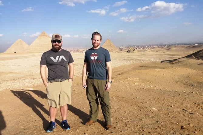 Private Tour Giza Pyramids, Egyptian Museum and local Bazaar from Giza or Cairo - Seeing the Giza Pyramids up close