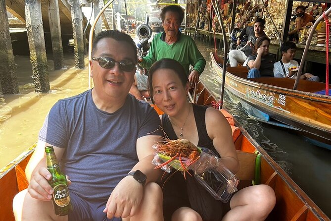 Private Tour Maeklong Railway and Damnoen Saduak Floating Market - Two Bangkok-area markets, two very different moods