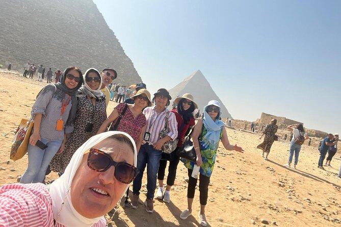 Private Tour to The Pyramids Egyptian Museum & Bazaar from Cairo - One long day, four sides of Cairo
