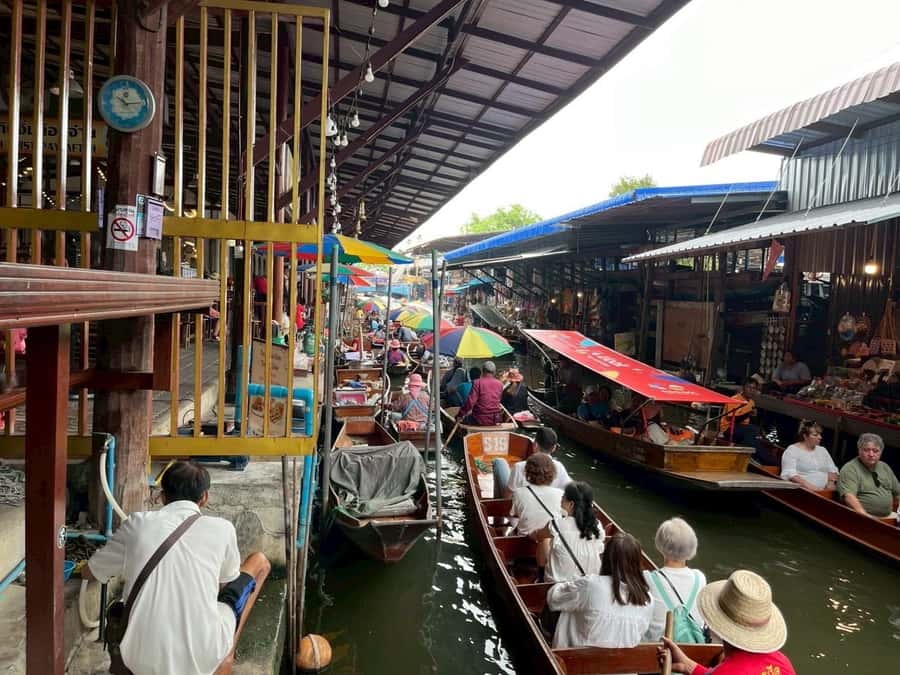 Private Unseen Mangrove Forest and Floating & Railway Market - Damnoen Saduak Floating Market by canal