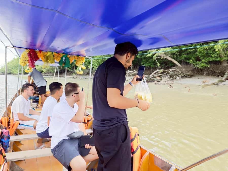 Private Unseen Mangrove Forest and Floating & Railway Market - The Mangrove Forest Conservation Center by long-tail boat