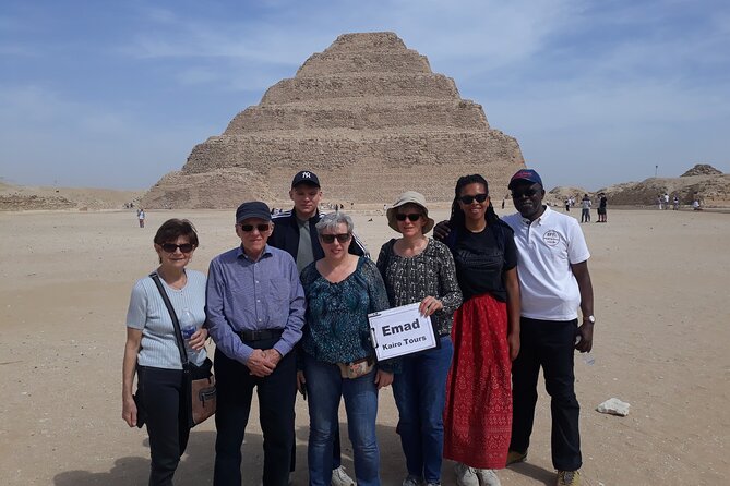 Pyramids of Giza, the Egyptian Museum, Khan Elkhalily Bazaar - Lunch is a planned pause, not part of the price