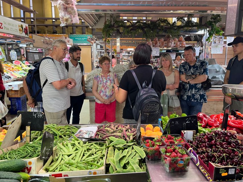 Real Paella Cooking Class – Market Visit & Sangría Workshop - Ruzafa Market and the ingredients behind paella