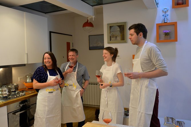 Rialto Market Tour with Hands on Cooking Class, Wine & Tiramisu - Cooking pasta from scratch