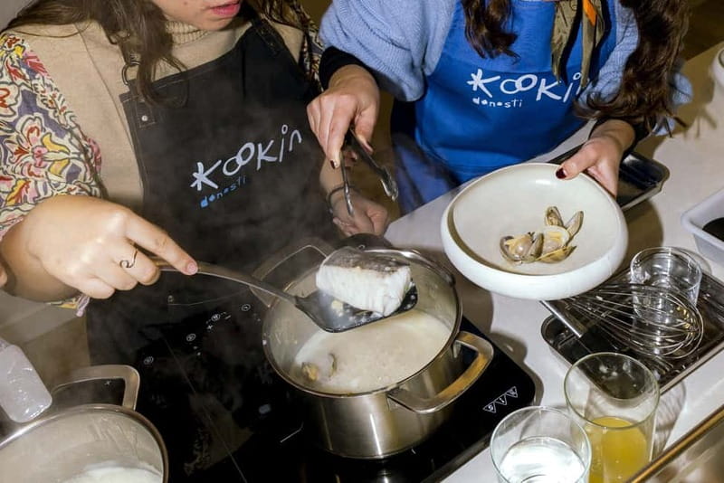 San Sebastián: Market Tour and Basque Cooking Class English - What the $164 price includes