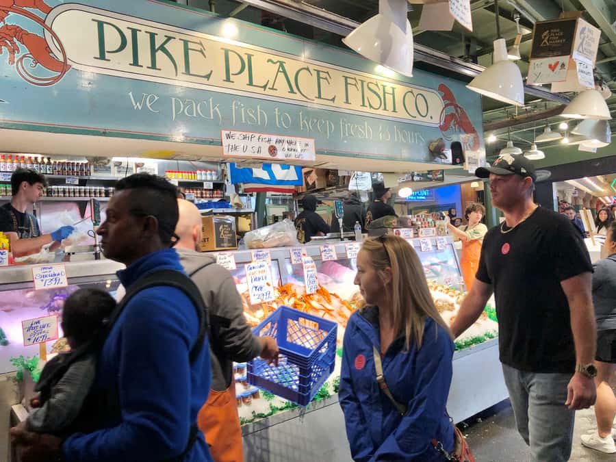 Secret Food Tours: Seattle Pike Place Market - Starting by the green Pike Place gazebo