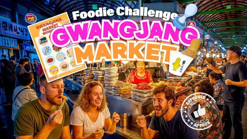 Seoul: Fearless Foodie Gwangjang Market Food Adventure - Inside Gwangjang Market, one bite at a time
