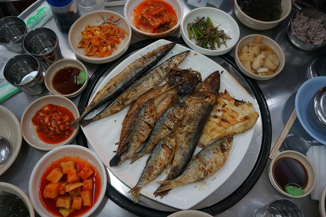 Seoul Night "Private Tour"(Korean BBQ, N-Tower, Seoul Fortress, Local Market) - Bugak Palgakjeong and Seoul from the northern hills
