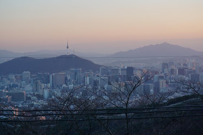 Seoul Night "Private Tour"(Korean BBQ, N-Tower, Seoul Fortress, Local Market) - N Seoul Tower and the Namsan evening view