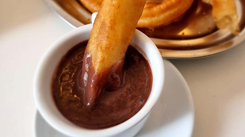 Seville: Tasting, History, Market visit and Tapas Tour - Churros at a small local stall