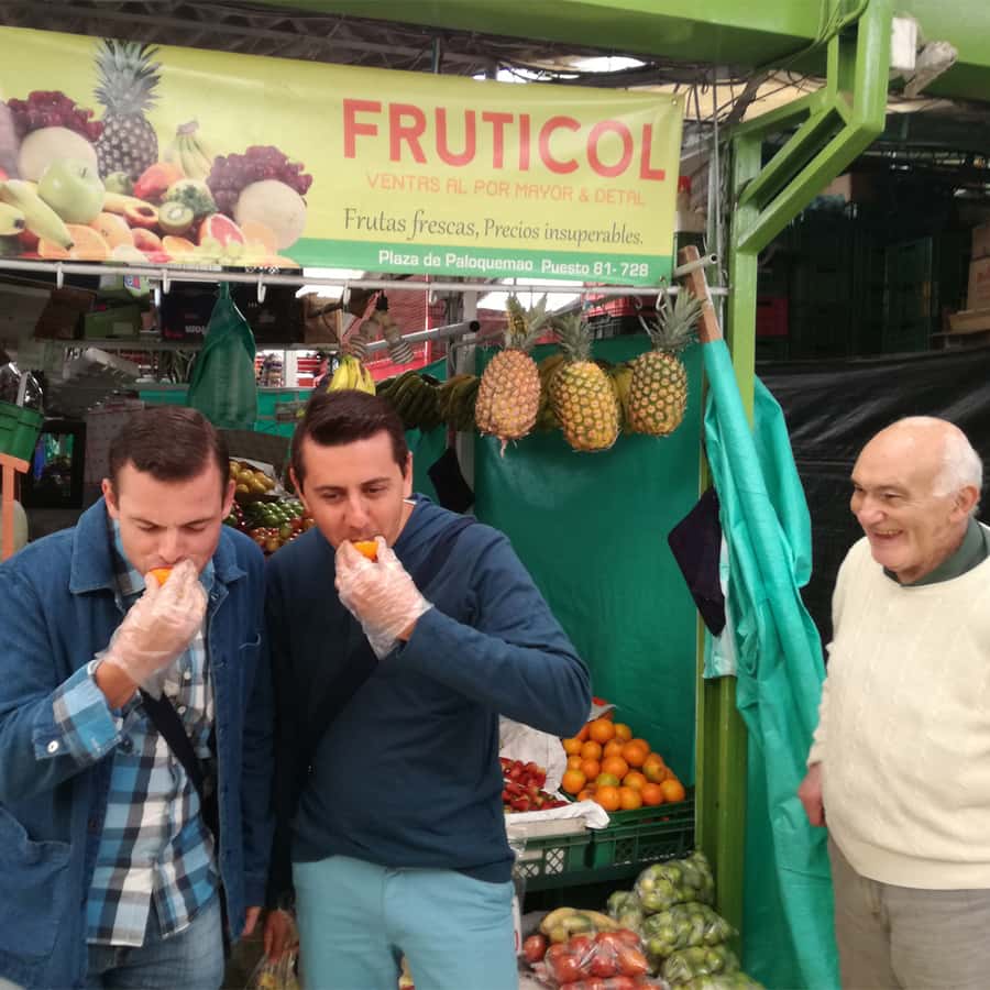 Shared Tour of Colombian Exotic Fruit at Paloquemao Market - Meeting the families behind the stands