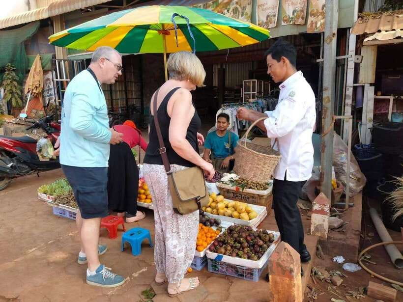 Siem Reap Khmer Cooking Class and Local Market Tour - Cooking Three Khmer Courses With a Local Family