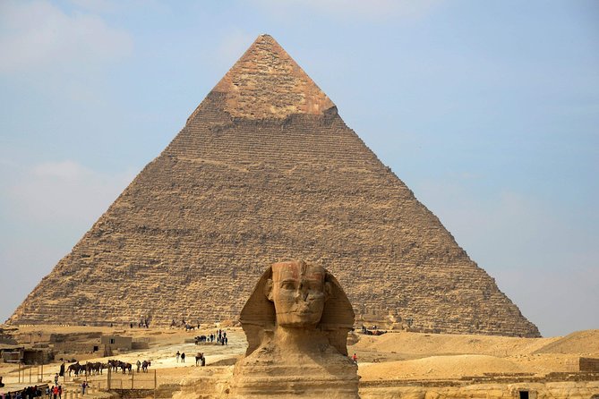 Sightseeing Day Tour to Pyramids, Egyptian Museum and Bazaar from Giza or Cairo - Ending at Khan El Khalili