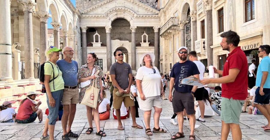 Split: Private Roman History & Market Tour - Starting on the Riva and finding your bearings