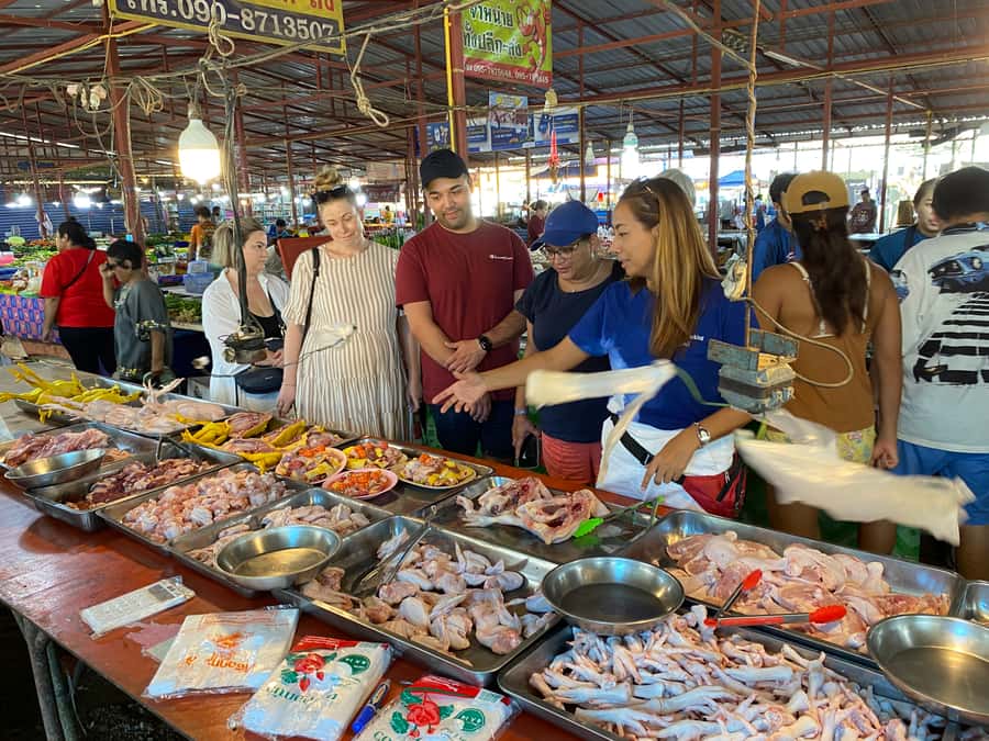 Thai cooking class &Market tour by Amazon Prime Series Chef. - Eating your own Thai meal