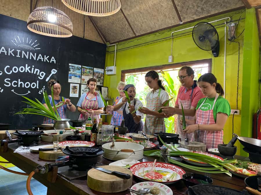 Thai cooking class &Market tour by Amazon Prime Series Chef. - From market stalls to a bamboo garden kitchen