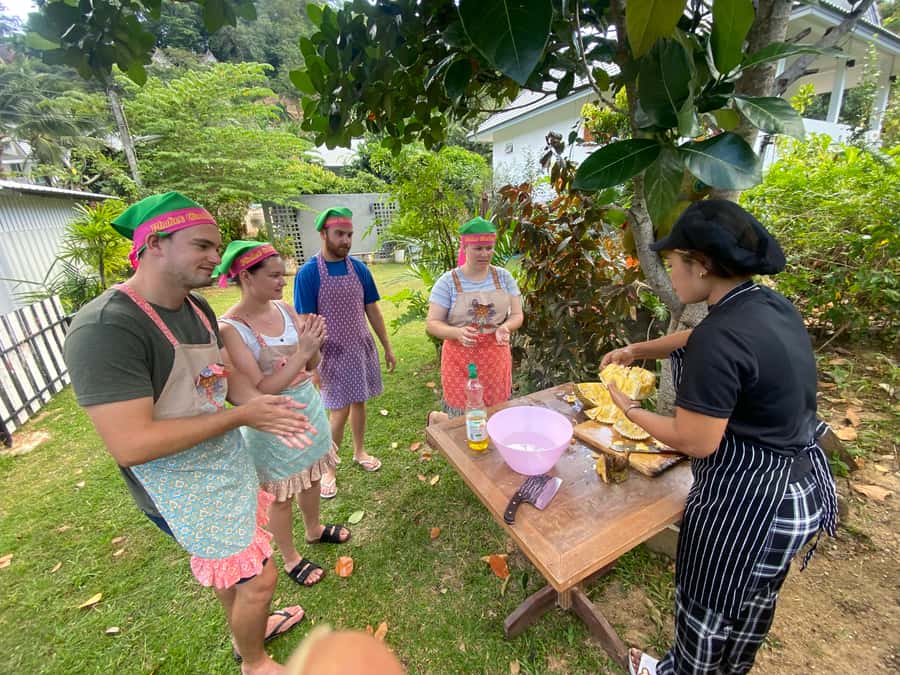 Thai Cooking Class with Market & Garden Tour - The garden around Wooddy Kitchen