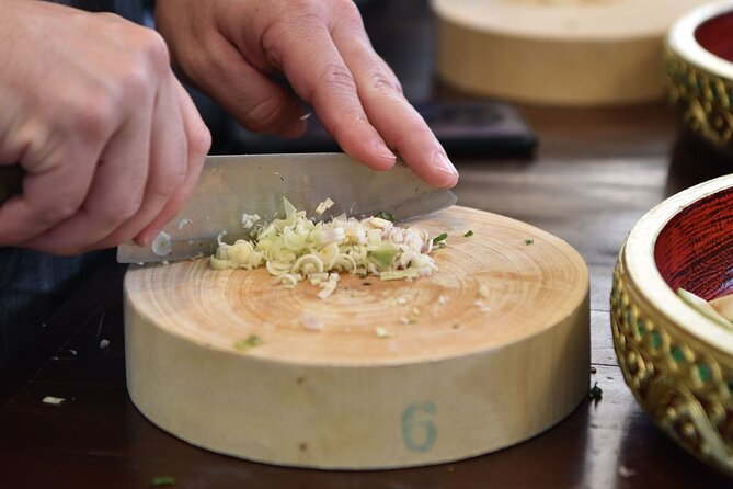 Thai Cooking Class with Market Tour in Sathon Bangkok - Cooking four Thai dishes in two hours