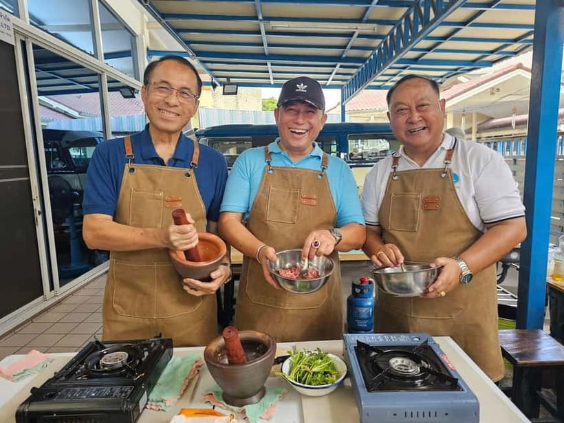 Thai Herbal Cooking Class & Market Tour in Bangkok - 8:00 AM at Huai Khwang: begin with the market