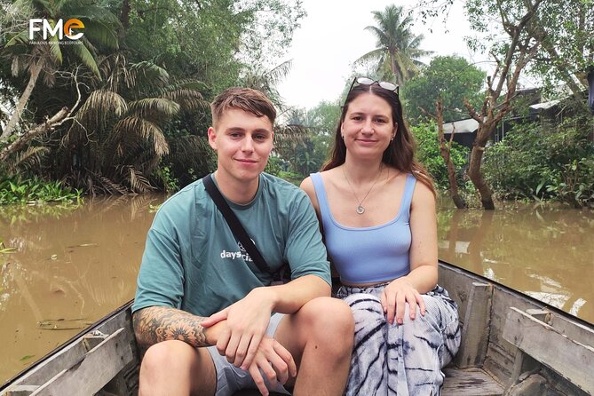 The hidden Fabulous Floating Market and Small Canal - Making rice paper at a local noodle house