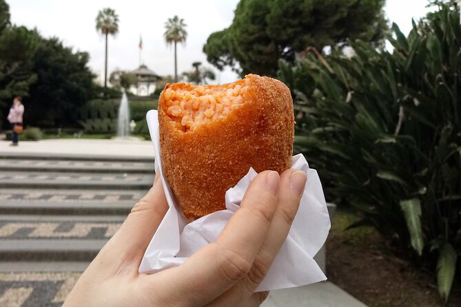 The Original Catania Street Food and Market Tour by Streaty - Piazza dei Quattro Canti away from the main crowds