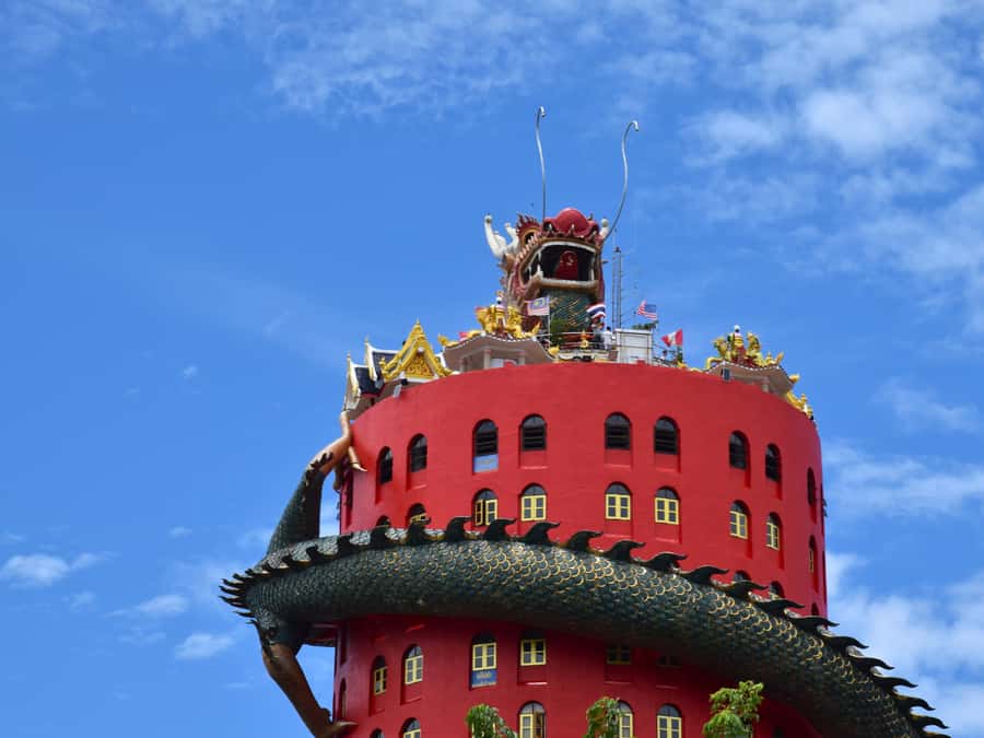 The Souls BKK: Floating Market, Dragon Temple, Na Satta Park - Damnoen Saduak by paddle boat
