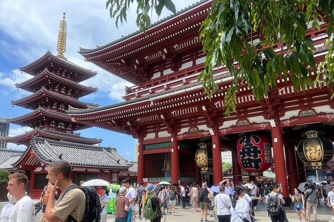 Tokyo Morning Tour: Asakusa, Meiji Shrine and Tsukiji Fish Market - Reading Tokyo through Tsukiji’s food stalls
