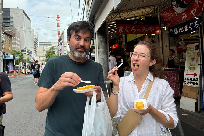 Tokyo: Private Tsukiji Fish Market Tour with 3 food stops - Finishing near Tsukiji Station