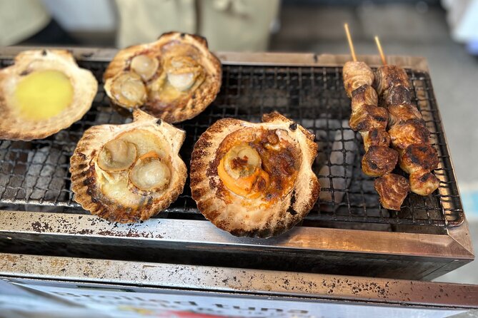 Tokyo: Tsukiji Fish Market Food and Walking tour - Tsukiji Jogai Market: the main food walk