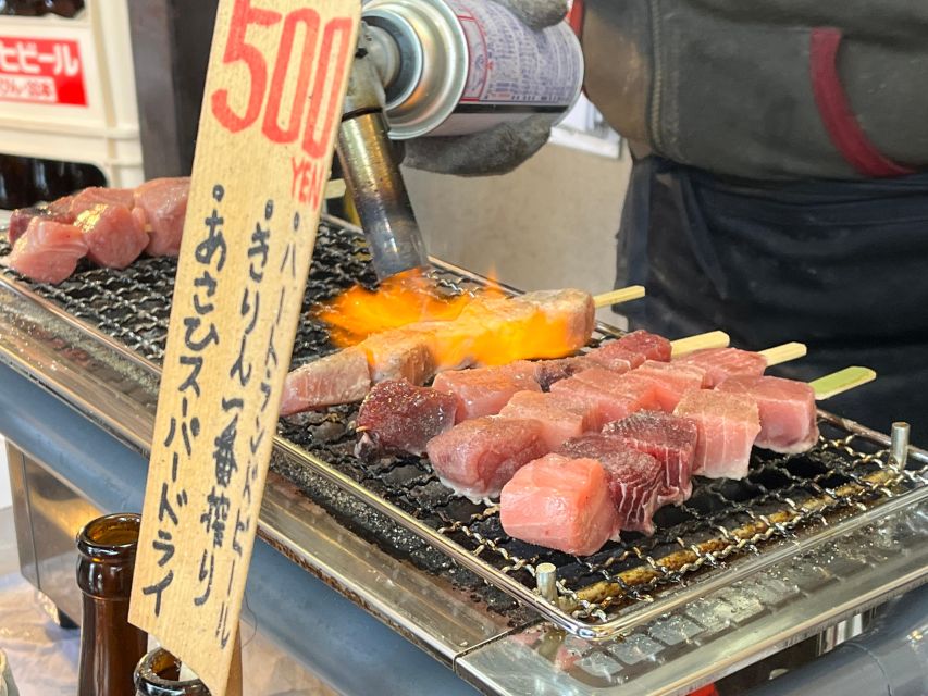Tokyo: Tsukiji Fish Market Tour with 6 Stops & Seafood Lunch - Donburi lunch in the Outer Market