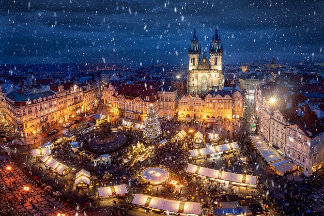 Tour 3 Magical Prague Markets with Locals, Christmas Goodies incl - Old Town Square brings the Christmas spectacle