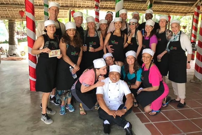 Traditional Cooking Class with Basket Boat Ride and market Tour - The basket boat ride at Bay Mau Coconut Forest