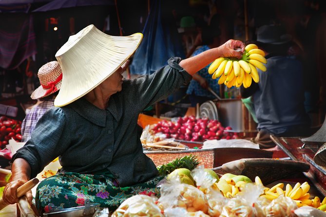 Train & Floating Market Food Adventure + Scenic train ride - The possible coconut farm visit