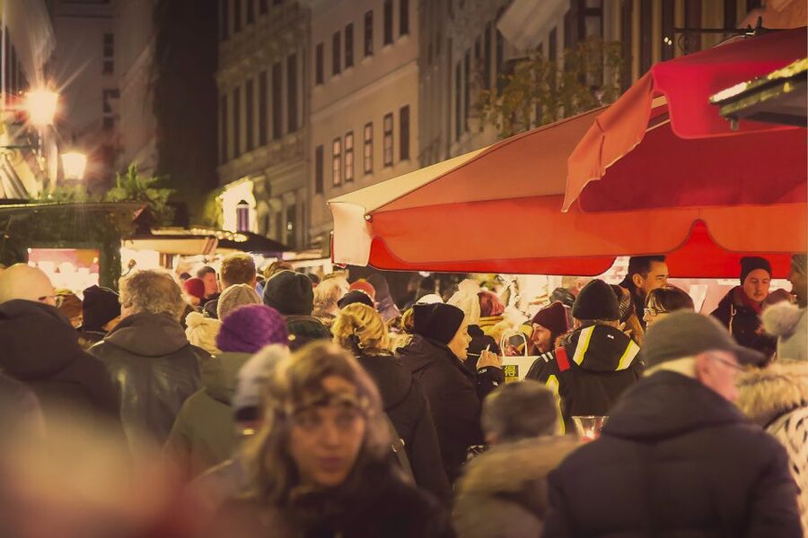 Vienna: Christmas Markets Tour - Moving between markets through local districts