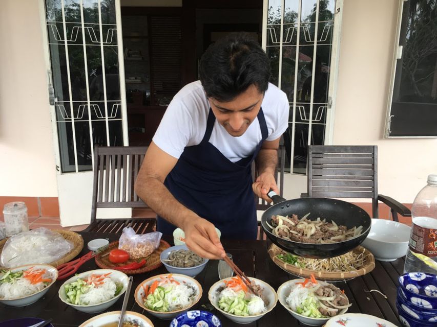Viet Garden Cooking Class (Countryside and Market tour) - Choosing ingredients at the local market