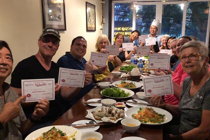 Vietnamese Food Cooking Class in Hanoi with Market Experience - Choose three Vietnamese dishes from nine options