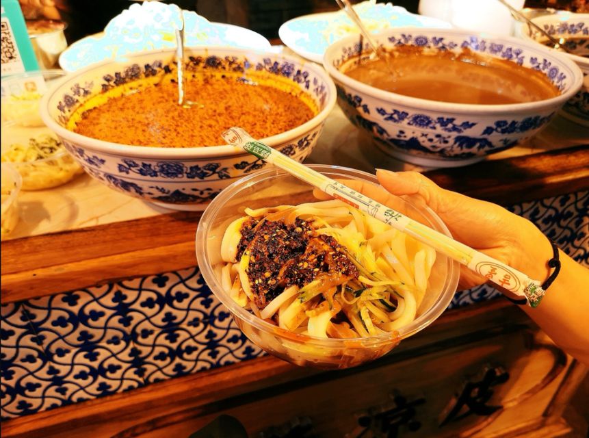 Xi'an Muslim Quarter Night Market Foodie Walking Tour - The Great Mosque adds calm and context