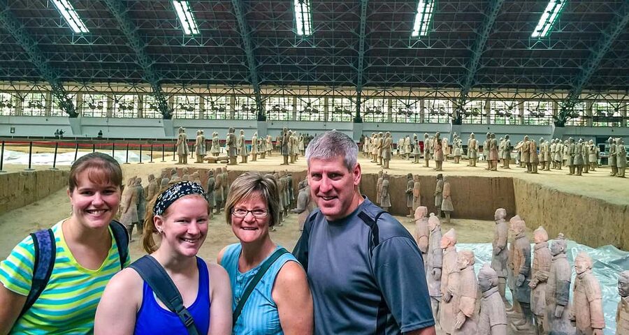 Xi'an: Terracotta Army, Lunch, City Wall, Pagoda, Bazaar - Big Wild Goose Pagoda and the Silk Road connection
